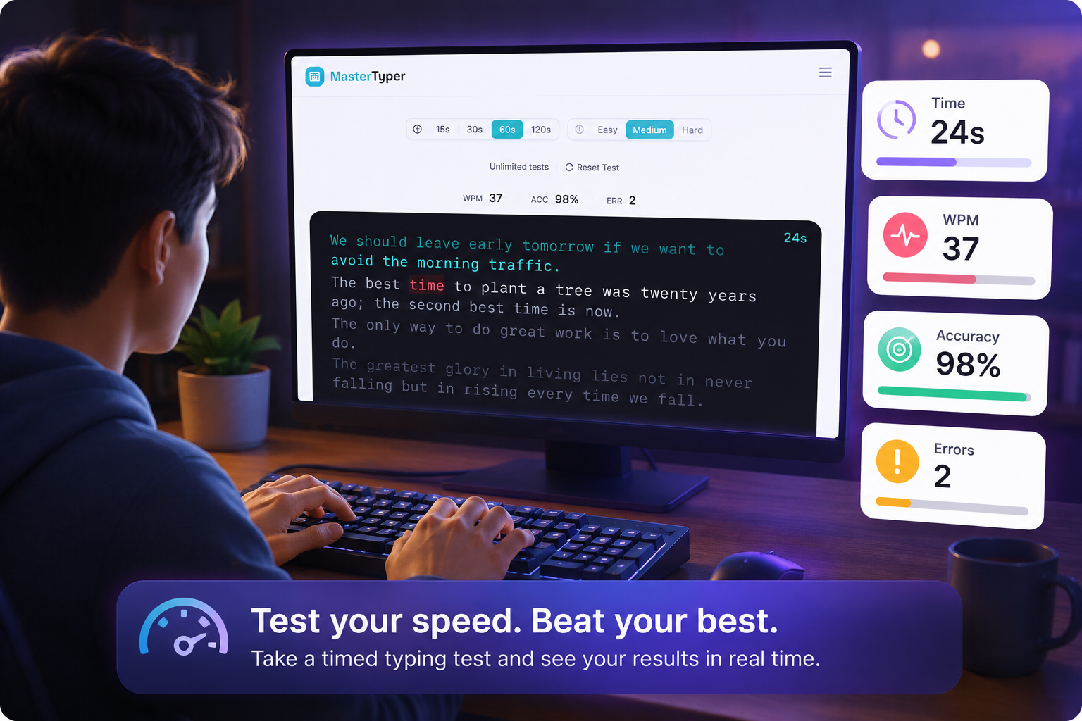 Typing Leaderboard — Typing Speed Rankings by Language | MasterTyper